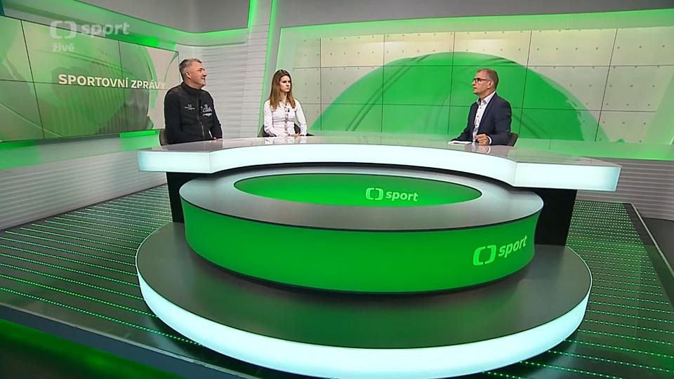 Kateřina Kučerová a Jan Andrlík hosty ČT Sport