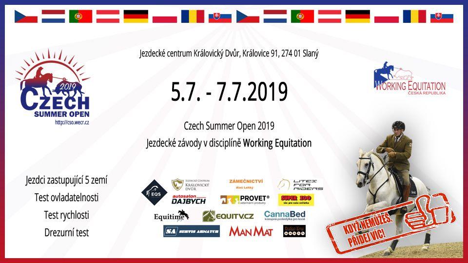 Working Equitation v Královicích. Sobotní Czech Summer Open 2019 živě