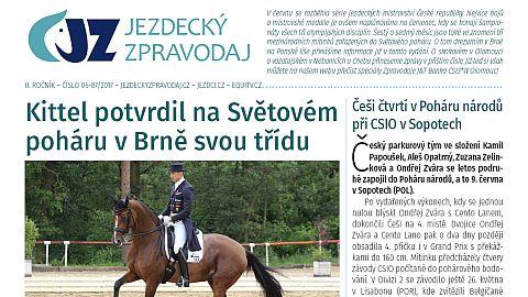 Přečtěte si červnový Jezdecký zpravodaj 2017