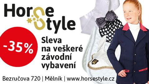 Horse Style nabízí velké slevy na závodní vybavení