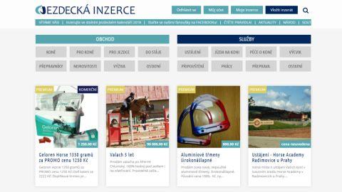 Web Jezdecká inzerce CZ nyní nabízí ještě víc!