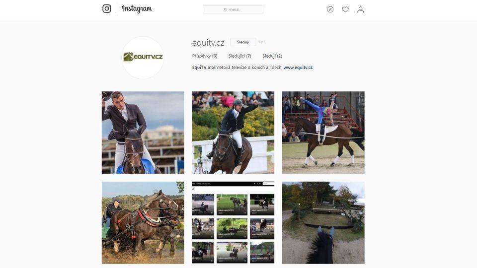 Sledujte naše webové projekty také na Instagramu