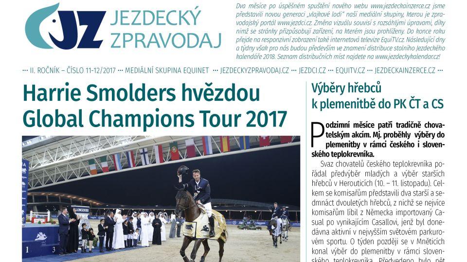 Přečtěte si listopadový Jezdecký zpravodaj 2017
