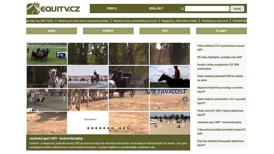 Do nového roku 2018 s novým webem televize EquiTV