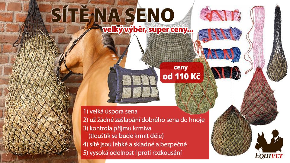 Sítě na seno jsou šikovným pomocníkem do stáje
