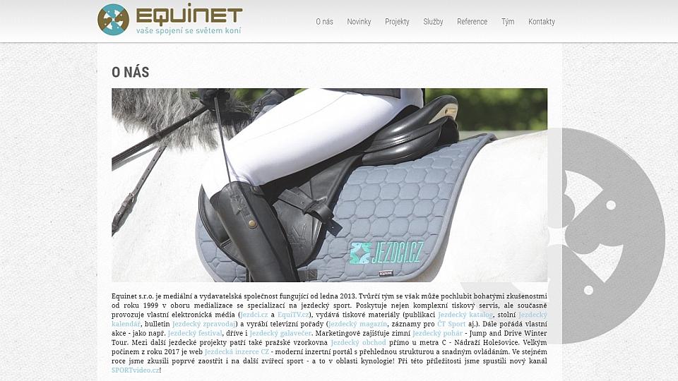 Všechny jezdecké weby EQUINET bez osobních údajů