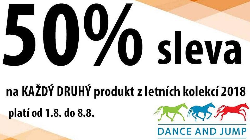 50% sleva DJ na každý druhý produkt letní kolekce