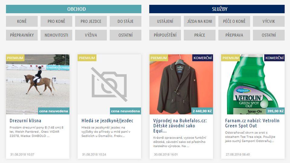 Premium pátek 35. týdne 2018 s Jezdeckou inzercí