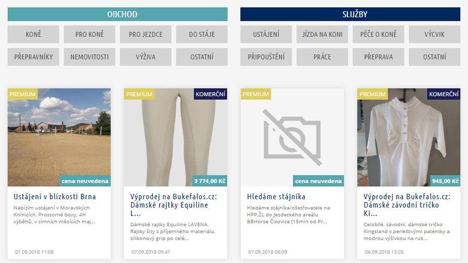 Premium pátek 36. týdne 2018 s Jezdeckou inzercí