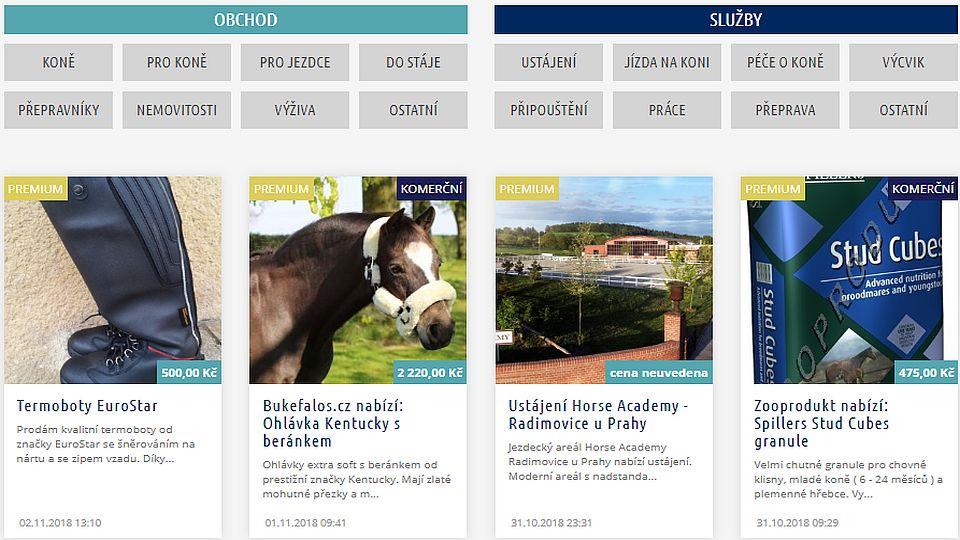 Premium pátek 44. týdne 2018 s Jezdeckou inzercí