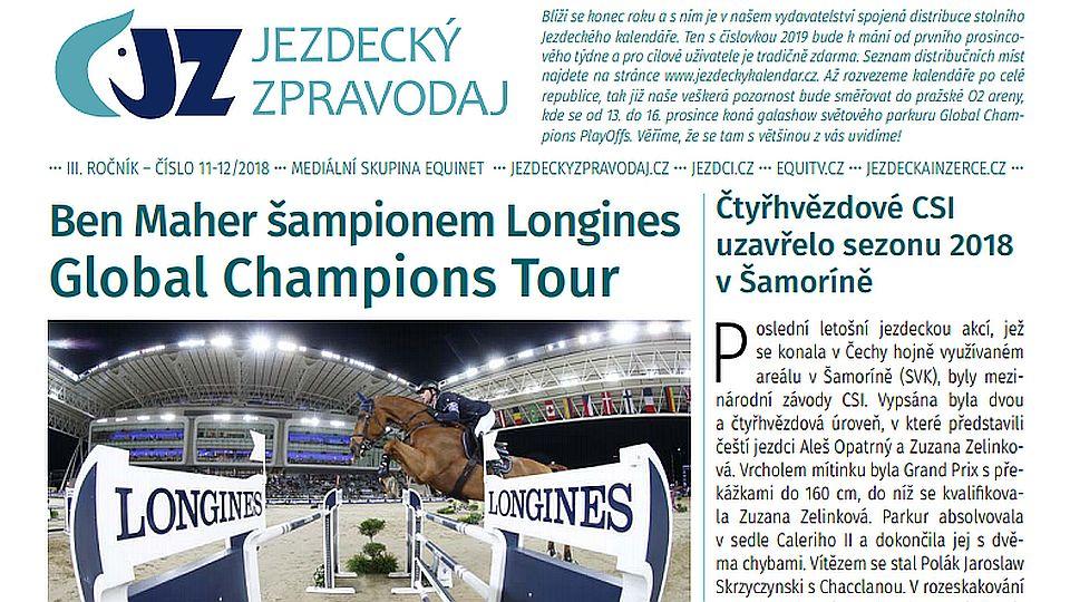 Listopadový Jezdecký zpravodaj 2018 již brzy