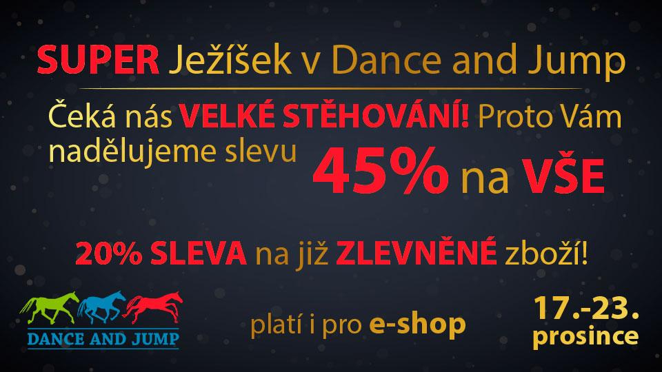 Super Ježíšek v prodejně Dance and Jump nekončí