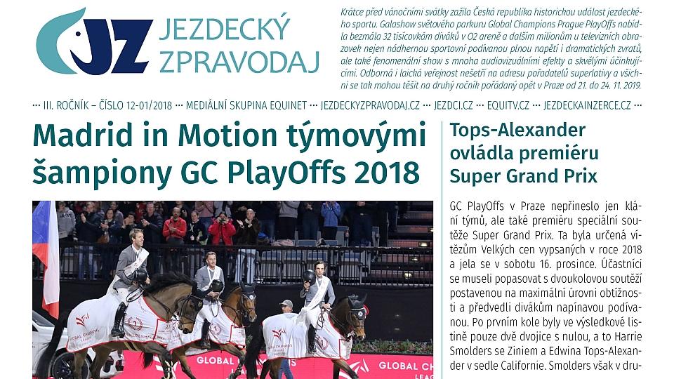Prosincový Jezdecký zpravodaj 2018 již brzy