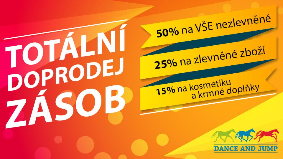 Začal totální DOPRODEJ zásob v Dance and Jump