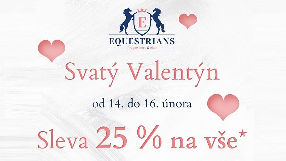 Oslavte Valentýna v Equestrians slevou 25 % i soutěží o luxusní cenu