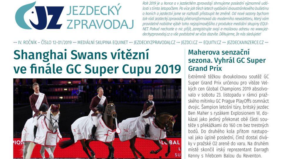 Jezdecký zpravodaj: Prague PlayOffs, Světové poháry a plán na rok 2020