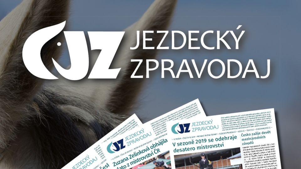 Newsletter o koních každý pátek. Objednejte si nový Jezdecký zpravodaj