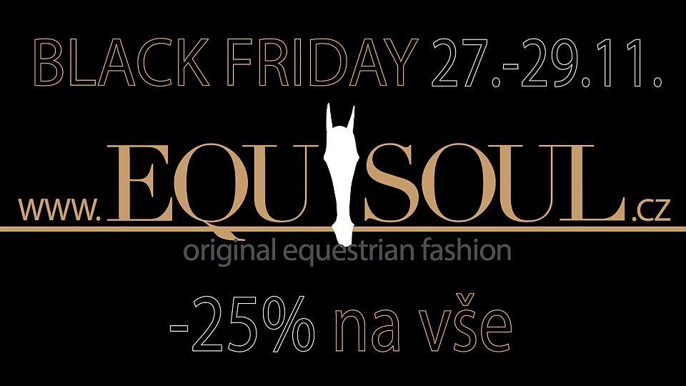 Black Friday v e-shopu Equisoul: Nakupte vánoční dárky s 25% slevou!