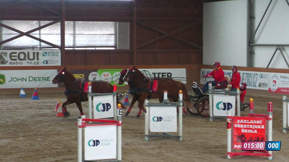 Koně a sport 2026: Finále Zimního jezdeckého poháru ve spřežení Královice
