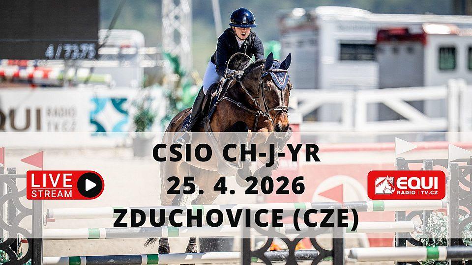 Živě: Sledujte víkendový program CSIO Zduchovice 2026 dětí, juniorů a YR