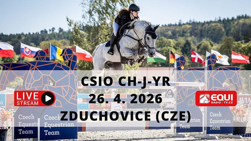 Živě: Sledujte víkendový program CSIO Zduchovice 2026 dětí, juniorů a YR