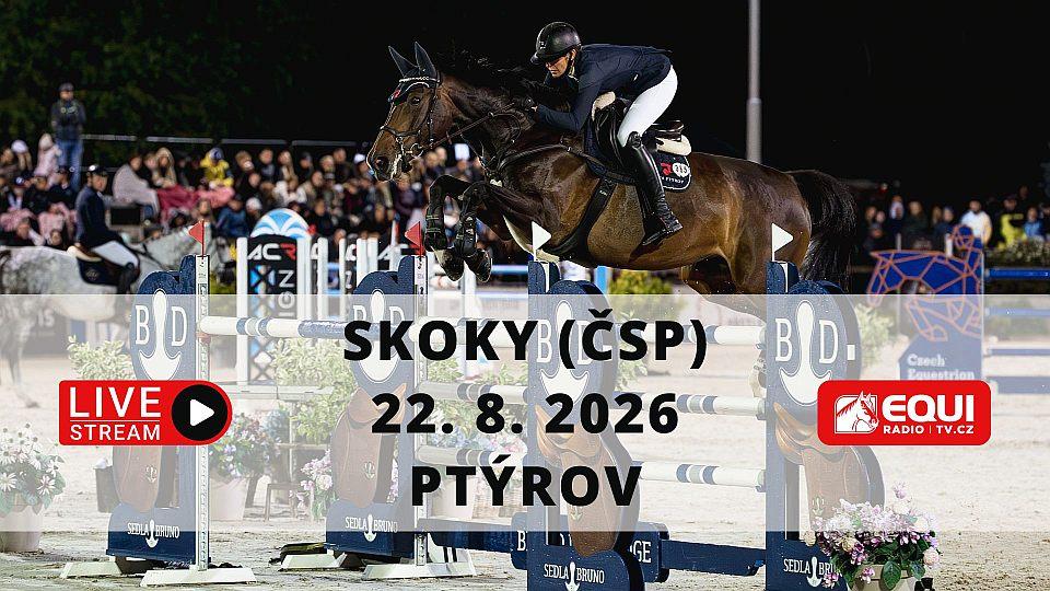 Živě: Velká cena Ptýrova na EquiTV.cz. Sledujte deváté kolo ČSP 2026