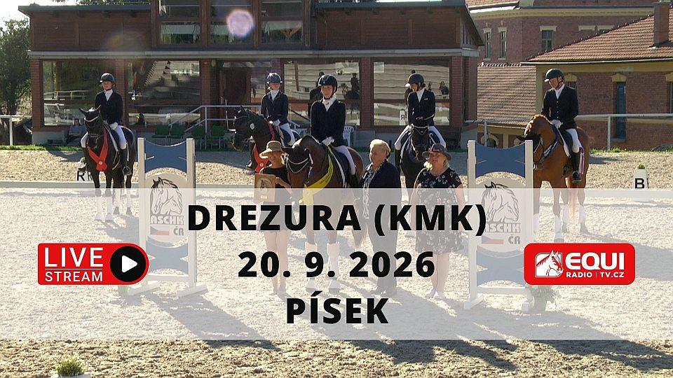 Živě: ZH Písek hostí finále drezurního KMK 2026. Sledujte ho na EquiTV.cz