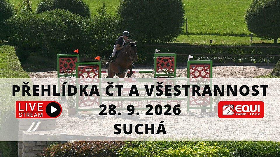 Živě: Přehlídka výkonných koní ČT a finále KMK ve všestrannosti 2026